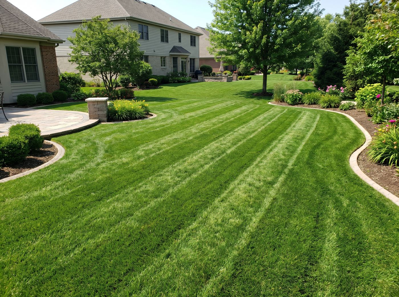 Professional lawn care and mowing service